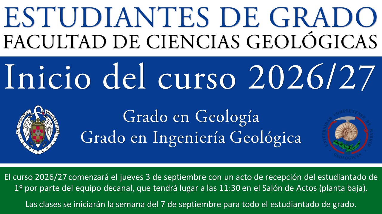 Bienvenidos estudiantes de Grado 26-27